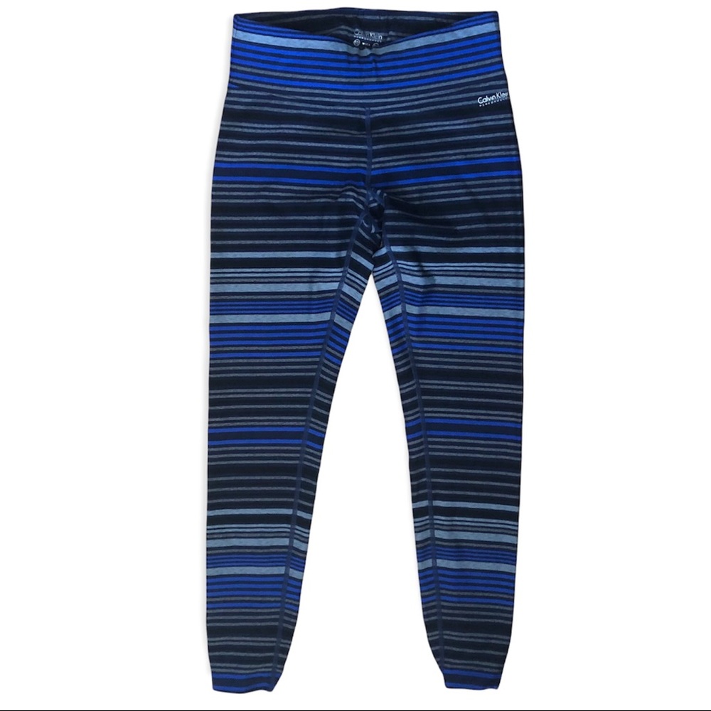 Calvin Klein Striped Women’s leggings Pant Sz S - Picture 1 of 6